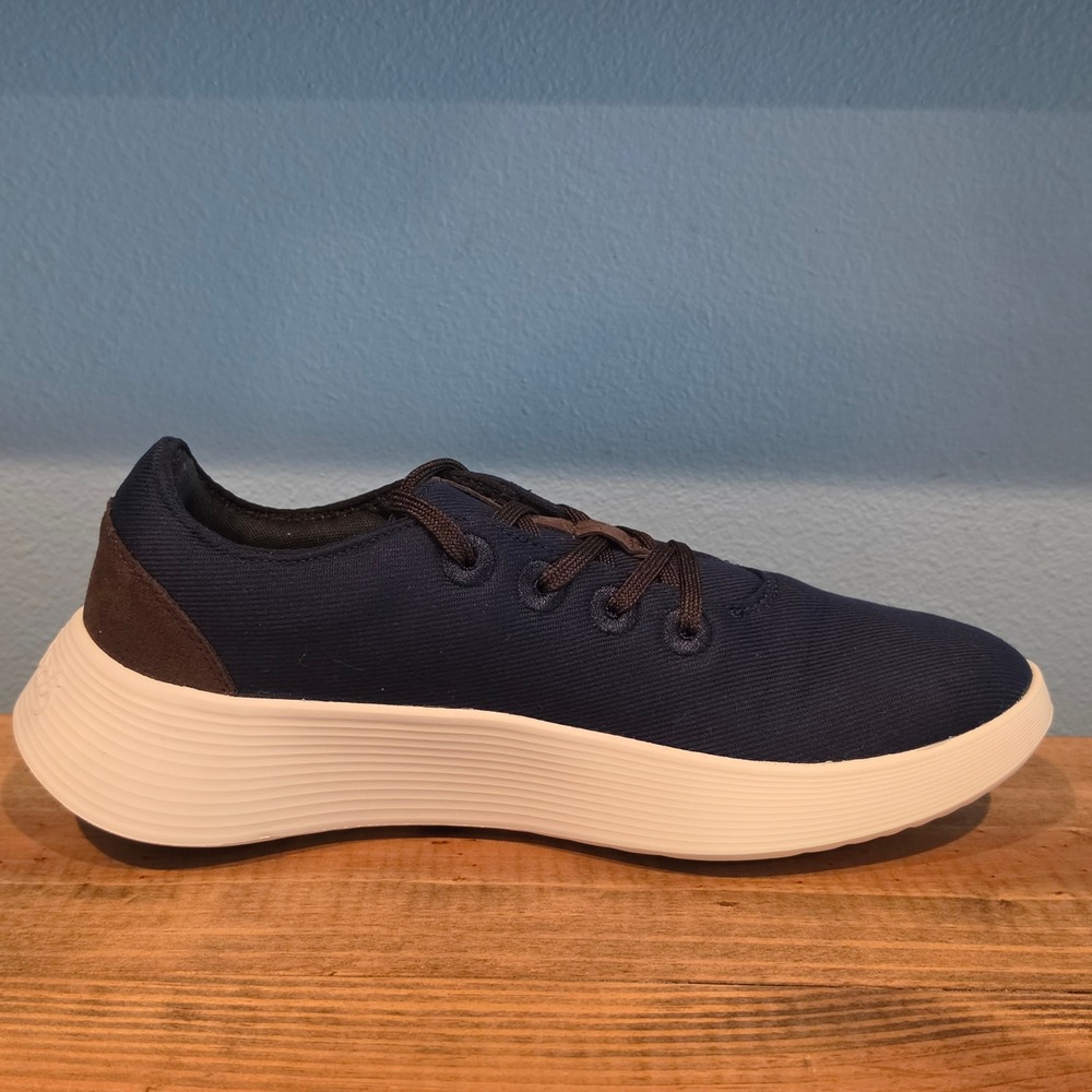 Allbirds Womens Runner Go Luxe Sneakers Navy Blue Athleisure Size 11 - Picture 8 of 10